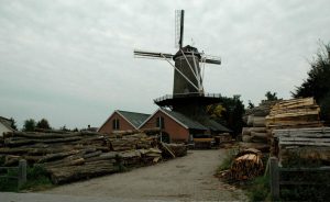 Houtzaag en koren molen Agneta