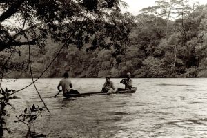 On the river below St.John's Falls 1975.