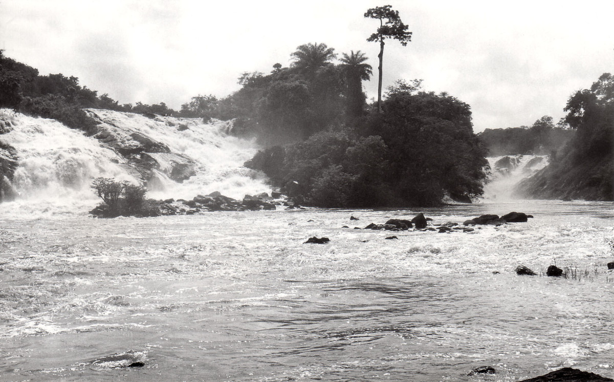 St. John's Falls in Liberia 1975.