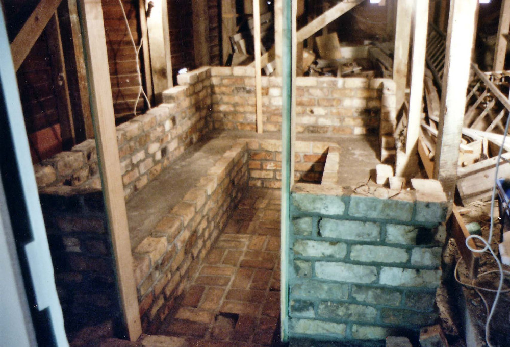 Cellar being build