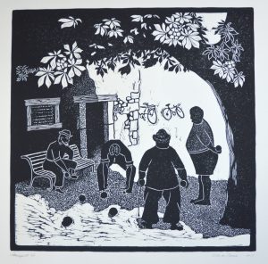 Petanque print