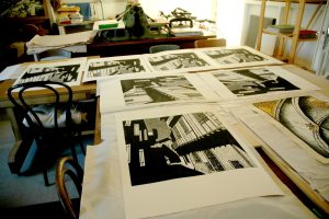 Alet les Bains, printing session